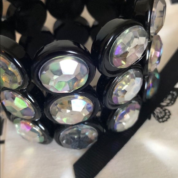 Rock Stretch Metal Beaded Crystal Bracelets - Picture 6 of 7